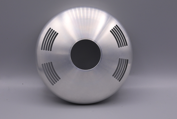 Samples of polished aluminum, Yidian finishing services