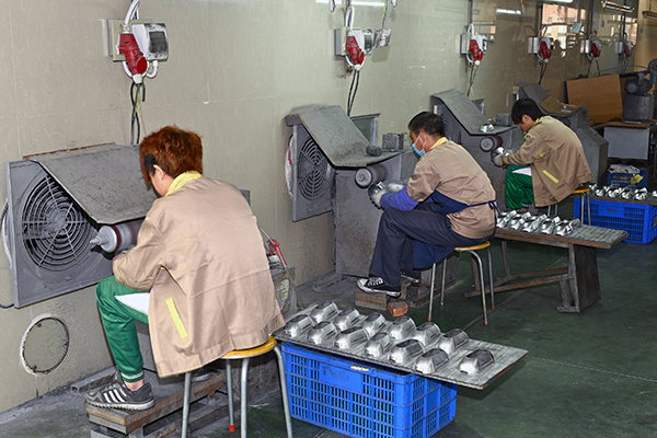 vapor polishing, before and after samples, Yidian finishing services